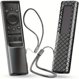 Hoes Compatibel met for Samsung Solar Afstandsbediening, Hoes Compatibel met for Samsung Smart TV Afstandsbediening Glow in The Dark Universele Siliconen Hoes met Lanyard