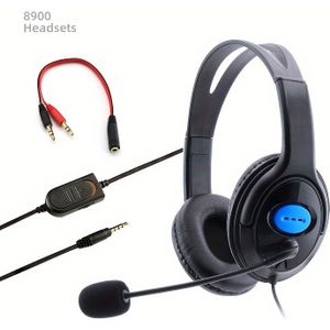 8900488 Bedrade Over-Ear Headset voor PC/, met Microfoon en Chatfunctie
