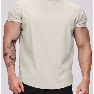 Herenmode Sport-T-shirt, Casual T-shirt Met Ronde Hals En Stretch Voor De Zomer
