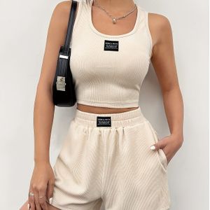 Women's Vest And Shorts Casual Vacation Set