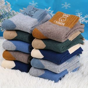 10 Paar Jongens Dikke Badstof Sokken, Winter Cartoon Beer Warme Fleece-Gevoerde Verdikte Handdoek Sokken voor Peuters en Kinderen