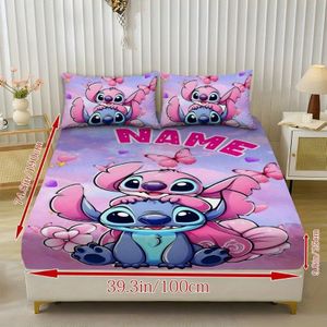 Customized Personalized Fitted Sheet Bedding Set - 3pcs, Customize And : 1*fitted Sheet + 2*pillowcases, Soft & Breathable Light Beige-friendly Bed Linen, Family Bedrooms Or Guest Rooms, Use