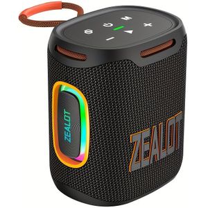 ZEALOT S122 Draagbare Draadloze Speaker | Compact Ontwerp, Draaghandvat, Dual Pairing, Boost, Lange Batterijduur, USB-poort, Surround Sound, Voor Halloween