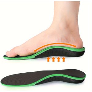 1 Pair Arch Support Insoles For Sports Shoes And Flats, Sweat-absorbent Eva Foam Inserts, Lightweight Design, Unscented Foot Care Cushions