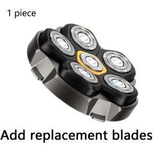 Elektrische scheerapparaat reservebladkop, FK-8750 type reservebladkop, één bladkop installatie, twee bladkoppen installatie, geïntegreerde bladkop en mesh, direct vervangen van bladmesh