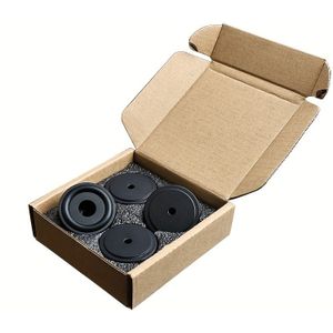 Luidspreker Isolatie Voeten Lijmen Luidsprekers Spike Pads Met Antislip Rubberen Ringen Voor Audio, Luidsprekers, Subwoofers, Thuisbioscoop, Draaitafel DAC Voeten Pad