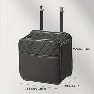 Pu Leather Car With Multi- Bag And Garbage Bin Functionality For Vehicle Interior Accessories