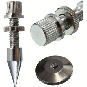 1 set Speaker Spike Isolatie Versterker Kegel Standaard Voetjes+Onderkussen