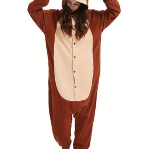 Kerst Onesie voor Volwassenen Halloween Onesie voor Volwassenen Dierenkostuum voor Volwassenen Eendelige Pyjama Cosplay Dieren Homewear Slaapkostuum voor Vrouwen en Mannen