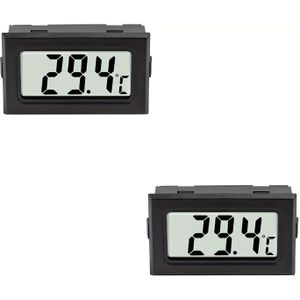 2/4/6 stuks digitale thermometer, kleine thermometer geschikt voor thuis, woonkamer, laboratorium, kantoor, kas, tuin