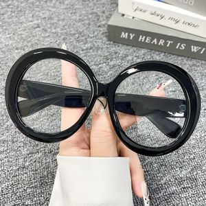 Nieuwe ronde brillen klassieke veelzijdige modebrillen voor dames en heren geschikt voor fotografie naakte gezicht dagelijkse dracht decoratieve brillen
