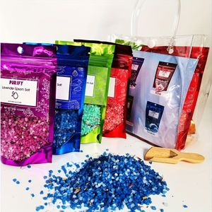 Himalayazout, Liefdes-Pepsi-zout, badzoutcadeau, , voetenbaden, lichaamszeesout, echt bloembaden, sturen naar vrienden, sturen naar moeder, sturen naar geliefde, verjaardag, Moederdagcadeau