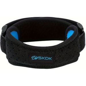 1 stuk verstelbare kniebrace & meniscus - zware textiel knie stabilisator met gerichte, verstelbare band en vulling voor hardlopen, skiën - patella &