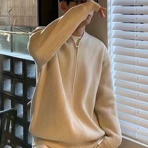 Casual stijlvolle heren vest met rechthoekige kraag en lange mouwen voor herfst en winter ()