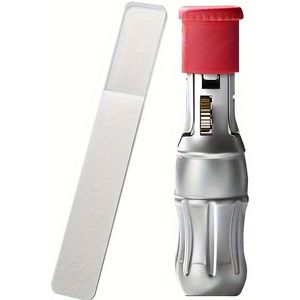 2- set opening nagel dikke nagel speciale nagelknipper metalen afgeschuinde nagelknipper manicure gereedschap nagelriemknipper glazen vijl