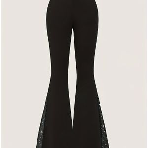 Zwarte flared legpants