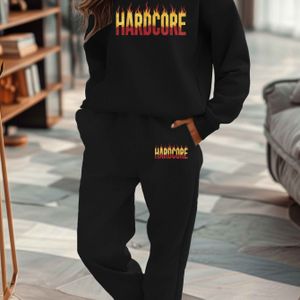 Hardcore Women's Sweatshirt And Sweatpants Set