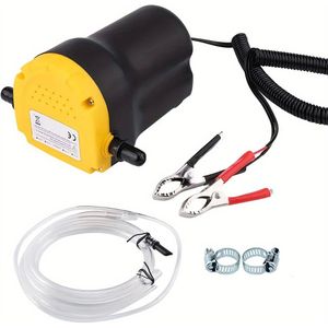 Auto Motoroliepomp 12V Elektrische Diesel Vloeistof Sump Extractor Brandstofoverdrachtpomp met Buizen voor Boot en Motorfiets
