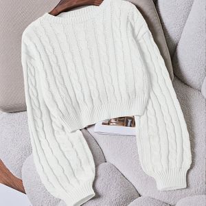 Elegante trui voor dames | Ronde hals, kleur, geschikt voor alle seizoenen