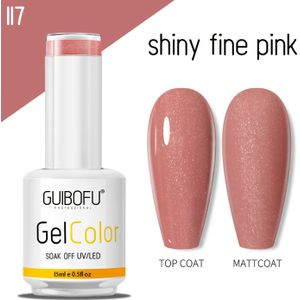 15ml Gel Nagellak Set 120 Kleuren Serie Herfst Glans Afwerking Semi- Pailletten Nagellak Kit Soak Off Vernis voor Manicure Nail Design Eén Kleur per