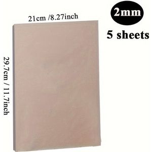 A4 5sheets 1mm 1.5mm 2mm 3mm Thicken Grey Hard Cardboard For Pattern Diy Handmade Painting Packing Album Cover 8.3inch X 11.7inch