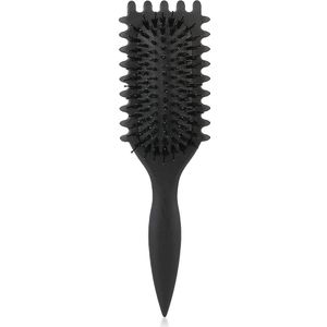 1pc Candybrush Curly Hair Brush For Women, Nylon Bristles, Resin Handle, Gentle Defining And Shaping, No-pull Design For Fine Hair, Suitable For All Curly Hair Types