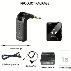 Draadloos in-ear monitor systeem met IEM en transmitter clip receiver, kan automatisch worden gekoppeld, voor draadloze hoofdtelefoons, , DJ, live performance supervisie