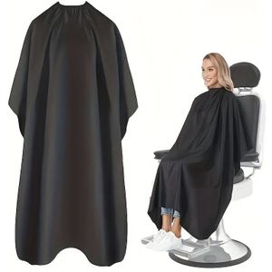 Professionele Kapperscape met Verstelbare Banden - Groot Formaat, Ademende Sneldrogende Stof, Duurzaam & Gemakkelijk Schoon te Maken Ontwerp voor Salon & Thuisgebruik