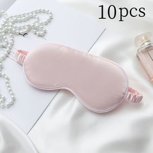 10 stuks Dubbelzijdige Slaapmaskers - Lichtblokkerend Elastisch Bandage Ontwerp, Hypoallergeen & Geurvrij voor Alle Huidtypes, Reis- en Thuisgebruik Oogmaskers voor Relaxatie