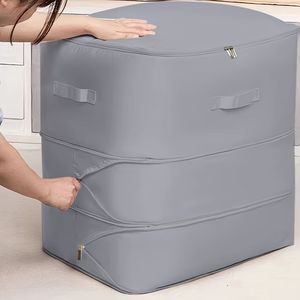 1pc Dubbellaags Multifunctioneel Downjack en Quilt Opbergzak van Capaciteit, Draagbare Kledingcompressiezak, Opvouwbare Opbergzak voor Pakken en Organiseren, Bagage