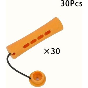 30-delige Krultangset Zonder Warmte met Antislip Elastiekjes - Duurzaam Plastic, Ideaal voor Alle Haartypes, Perfect voor Thuis of in de Salon