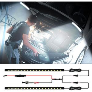 1 set Auto Onder Motorkap LED Lichtkit 12V Auto LED Strip Verlichting Staven Werkinspectie Lichten Universeel Geschikt voor Elk Voertuig