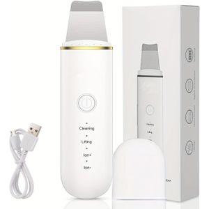 Elektrische gezichtsreinigingsborstel, USB oplaadbaar, 4 instelbare , ≤36V, 400mAh lithium-polymeerbatterij, diepe poriën gezichtsscrubber