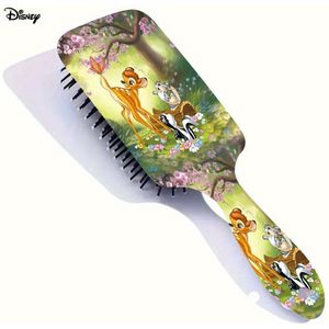 1 stuk Disney Bambi, & Bloemenbos Ontwerp Luchtkussen Haarborstel - Antistatische ABS Handgreep, Zachte Massage voor Nat/ Haar, Mannen & Vrouwen met Normaal Haar, Speelse Karakter Decoratie
