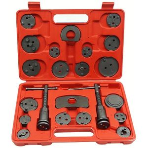 22pcs/set Heavy Duty Disc Brake Piston Caliper Compressor Tool Set Wind Back Tool Kit For Brake Pad Replacement Reset