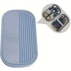 14- Ultra-Zacht Roestvrijstalen Nagel- en Voetverzorgingsset - met Draagbare Koffer, Inclusief Pincetten, Nagelgereedschap | Voet- en Nagel Schoonheidsset