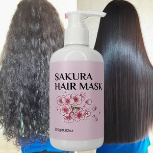 Sakura Haar Mask voor Revitaliserend, Controleerend Olie, Hydraterend, Hydraterend en Repareren van Beschadigd Haar, Speciaal Ontworpen voor Haar om Gespleten te Herstellen en te Voorkomen.
