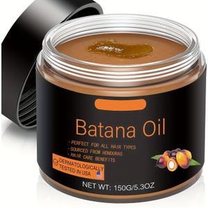 Rauwe Batana Olie uit Honduras, Ongeraffineerde Batana Olie Haarmasker voor het Hydrateren van de Hoofdhuid en Haarverzorging, Voor Alle Haartypes