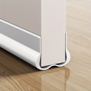 1pc 36.6" Door Draft Stopper Weather Stripping - Soundproof & Windproof Seal For Interior & Exterior Doors, In Dark Brown/gray/white/black - Ideal For Under Door Sealing