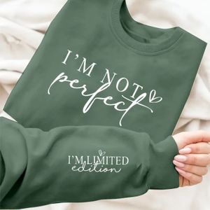 Zwarte Letter Print Sweatshirt, Lange Mouwen Ronde Hals Casual Sweatshirt Voor Winter & Herfst, Dameskleding