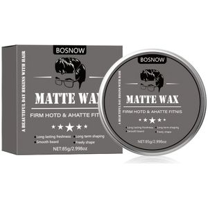 TEMU 85g Matte Styling Haarwax, Hydraterend Haar, Langdurige Stijl, Frisse Geur, Mooi Je Haar Stylen, Romige Textuur, Geen Restjes Na het , BOSSNOW