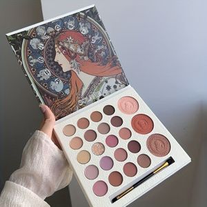 23-Kleuren Melkthee Oogschaduwpalet, Matte & Afwerking, Lage Zaturatie, Luxe Uitstraling, Ideaal Vakantiegeschenk