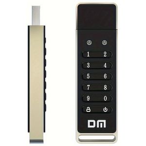 DM FD063 USB 3.0 Flash Drive 32/64/128GB - 256-bit AEs Versleuteld, Hoge Snelheid Overdracht, Automatische Lock/Wipe/Reset, Duurzaam Opslag voor Bedrijfsgebruik, USB Flash Drive