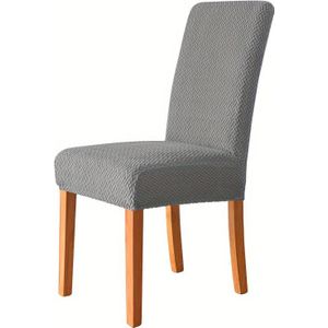 1pc Washable Fleece - And Removable Slipcover For Dining And Kitchen Chairs
