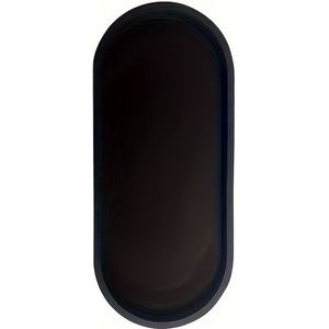 Silicone Oval Vanity Tray & Sink Organizer - Soap Dispenser And Sponge Holder For Bathroom Decor