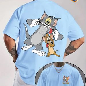 WB Officieel Logo T-Shirt voor Mannen & - Iconisch Karakter Print met Back-to-, Korte Mouwen Ronde Hals Shirt, Casual Zomerhemd voor Verjaardagen, Feestjes en Informele Outfits (Maten)