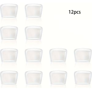 12 stuks 1-inch glas snijtang vervangende puntjes - rubberen covers, platte sleutelhanger accessoires voor glasinstallatie, ideaal arbeidspag, glas snijtang