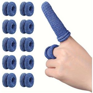 10st Vingerbandage Vinger Oefening Rotsklimmen Tubulaire Vingerbeschermer Zacht Bounce Ademend Zelfklevende Vingerbandage