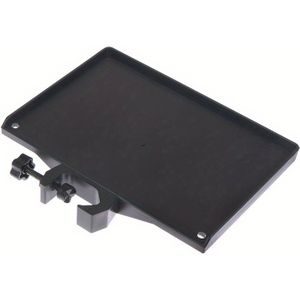 Zwarte Multifunctionele Haarbak met Driepoot Pruikstandaard - Verstelbare Telefoonhouder, Hakenhaakclip, Scharen & Kam Organisator voor & Live Optredens