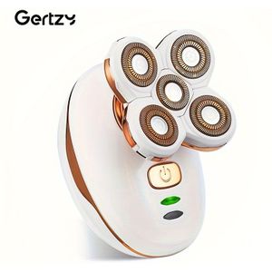 GERTZY Scheerapparaat voor Vrouwen - 5-Bladige Scheerapparaat met Opladen, voor Gezicht, Oksels, Benen & Bikinilijn - Makkelijk te Maken, Ideaal als Cadeau voor de Feestdagen